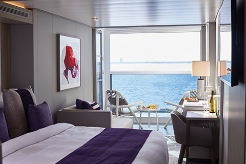 Edge Stateroom with Infinite Veranda - On Request