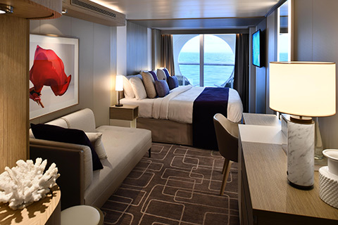 Deluxe Porthole with Veranda Stateroom - On Request